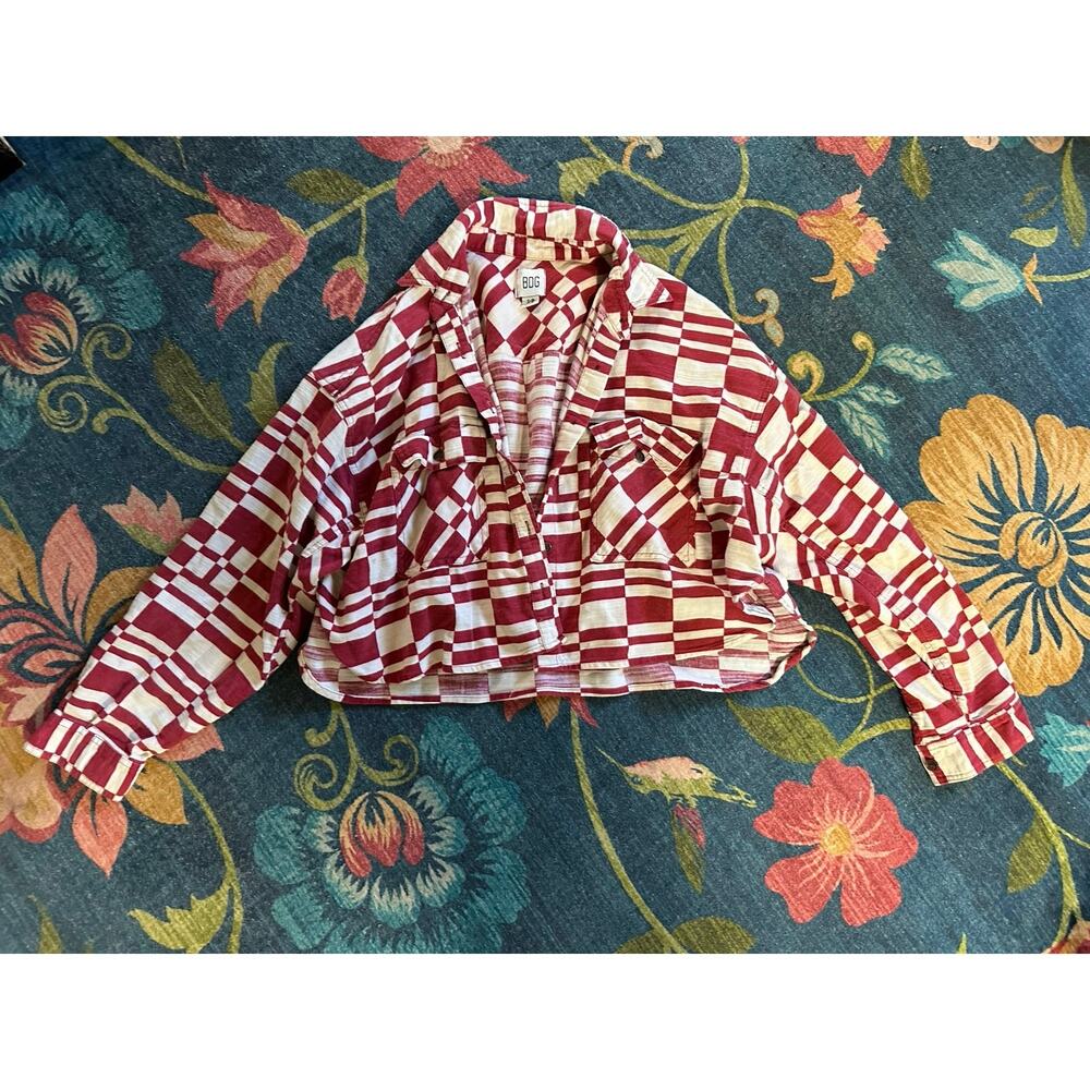 Urban Outfitters BDG Caleb Oversized Boxy Shirt Size Small - Picture 3 of 7